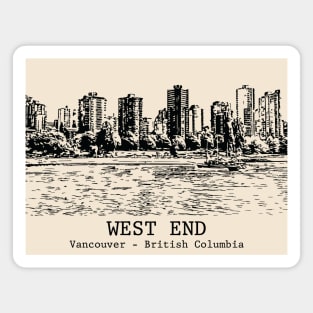 West End Vancouver - British Columbia Magnet